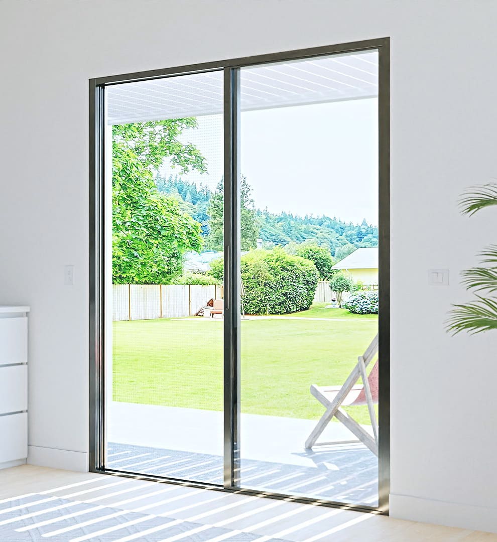 Mostiglass® cadre coulissant — vue intérieure